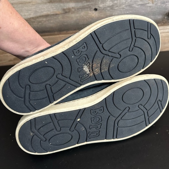 Born Men's Canning Sneaker Chukka Boot Size 10M Blue Suede Moc Toe Low Top - Picture 7 of 8